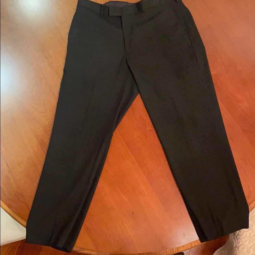 Structure Modern Fit Black Slacks
